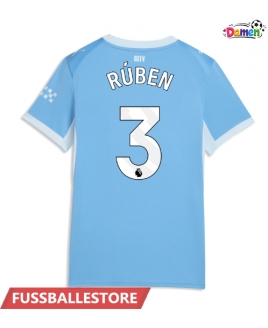 Günstige Manchester City Ruben Dias #3 Heimtrikot Damen 2026-27 Kurzarm